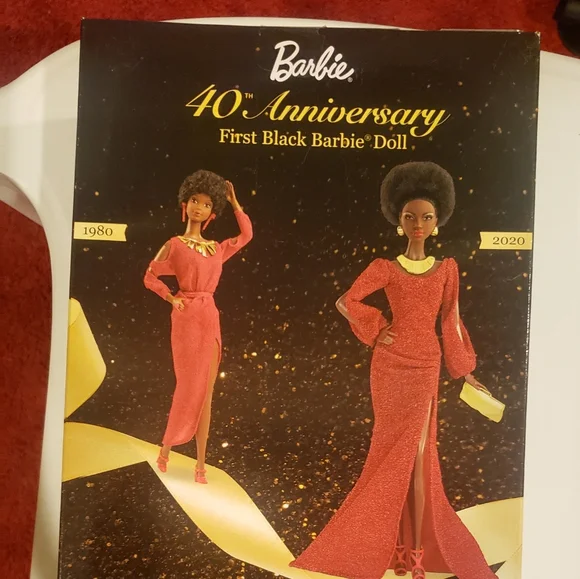 SOLD - Barbie NIB 50th Anniversary Edition 2020 Black Barbie - Picture 4 of 5